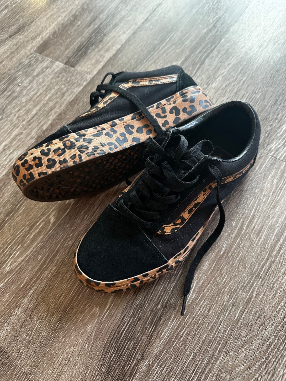 Platform Leopard Print Vans - Picture 2 of 6